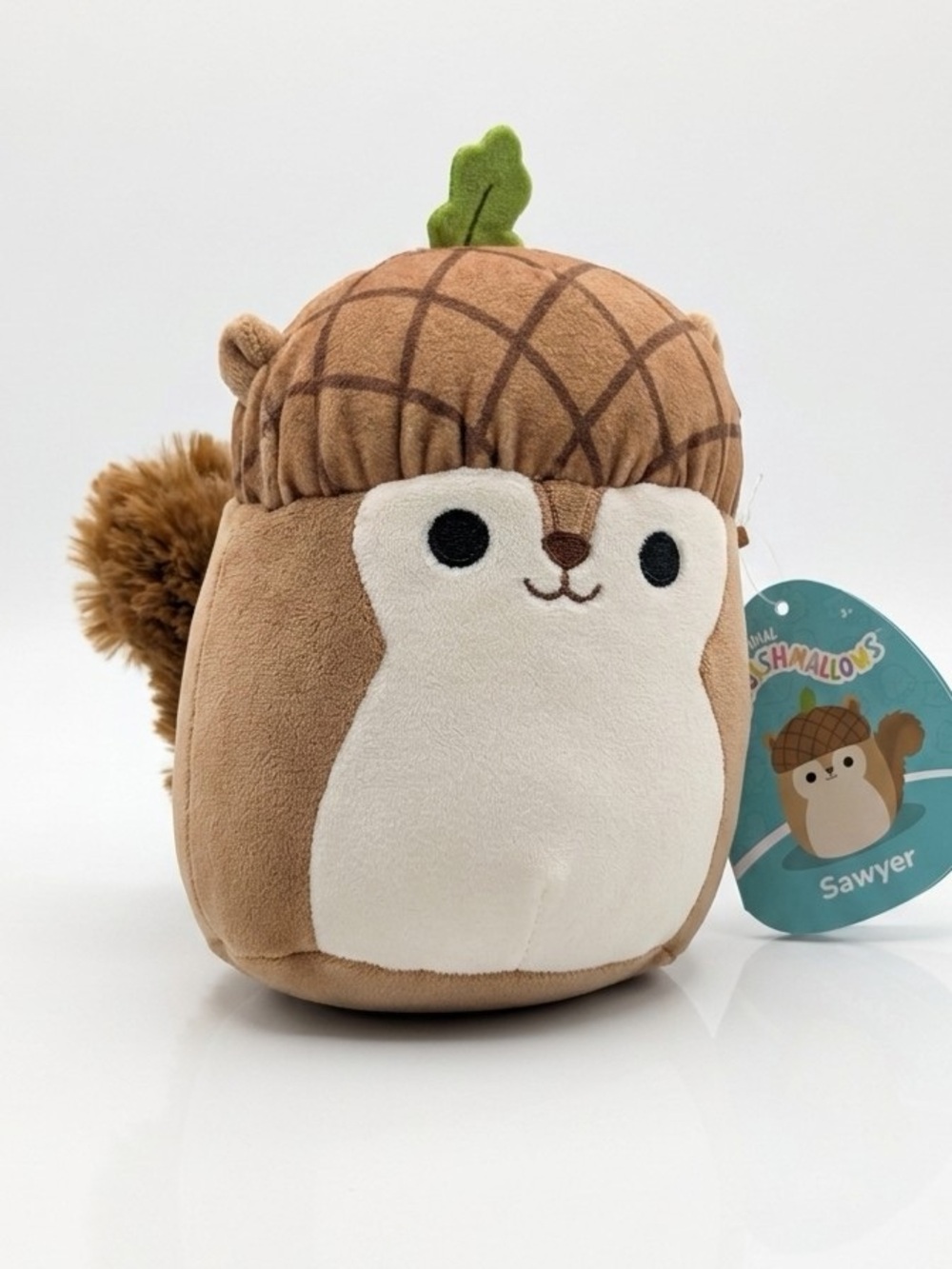 Squishmallows Sawyer the Acorn Squirrel Hybrid 6" Plush